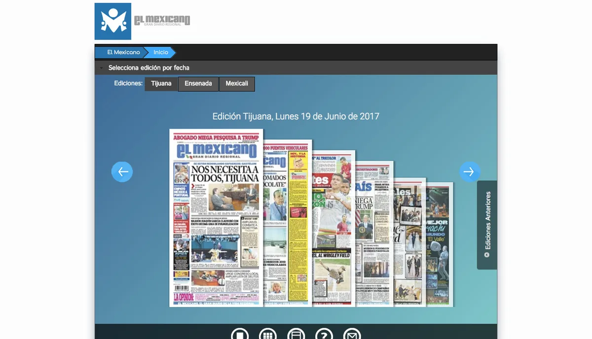 El Mexicano — Digital ecosystem for a regional newspaper
